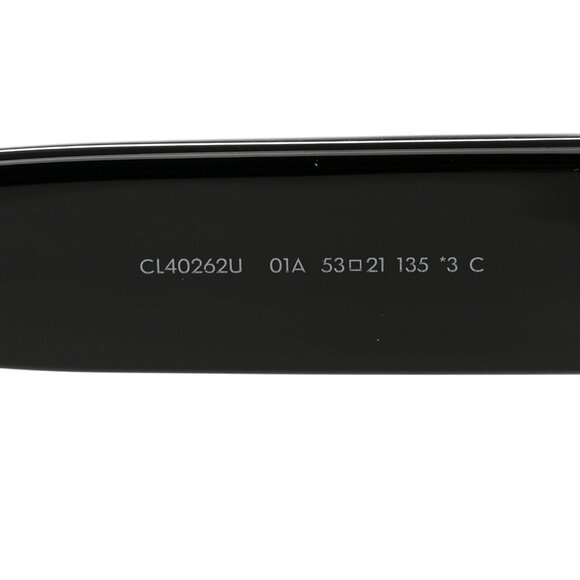 Celine Triomphe CL40262U Black 53mm square sunglasses. Preowned. - Picture 5 of 7